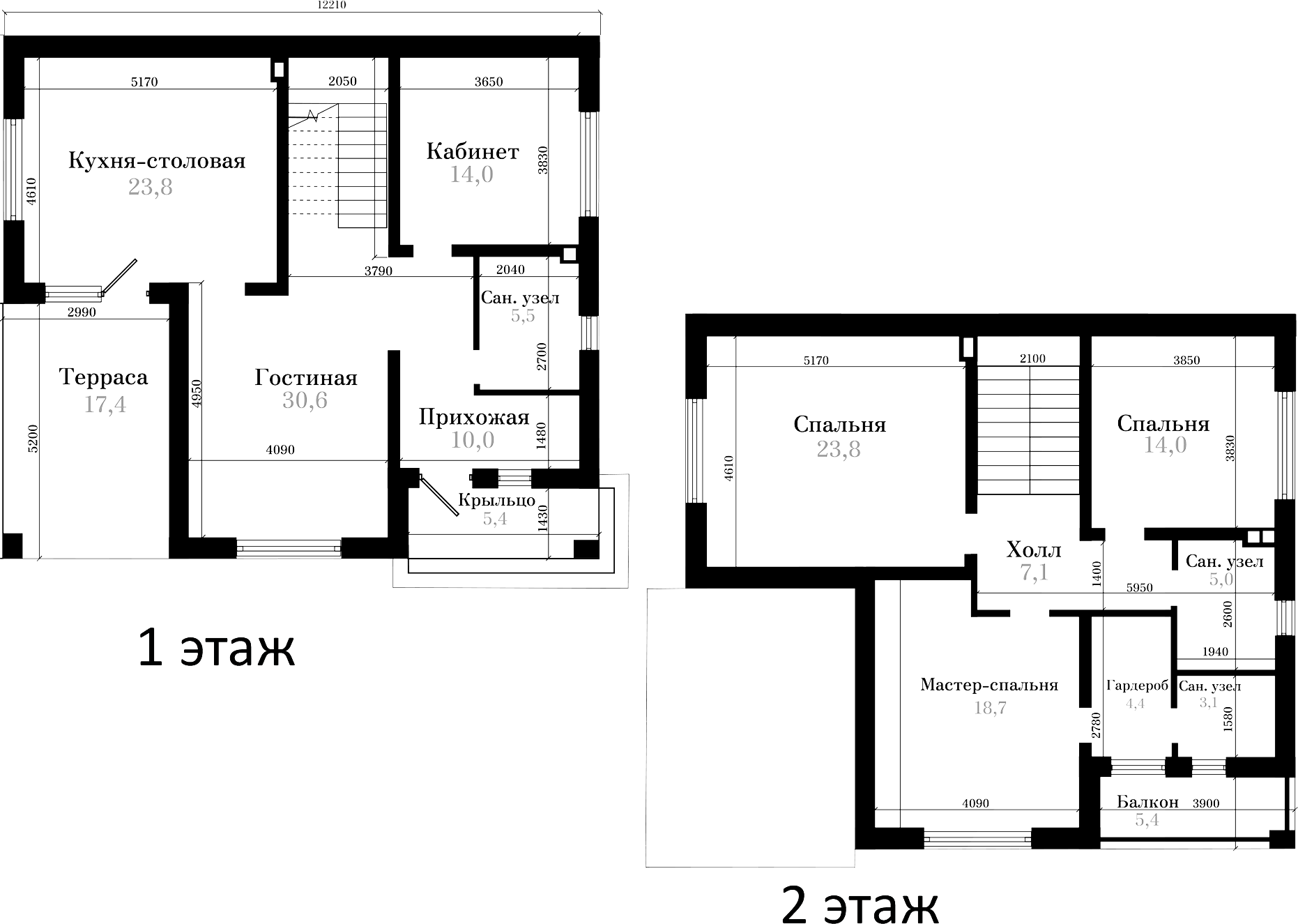 Планировка 163.58 м²