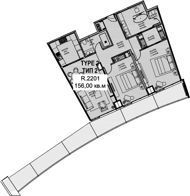 Планировка 112.3 м²