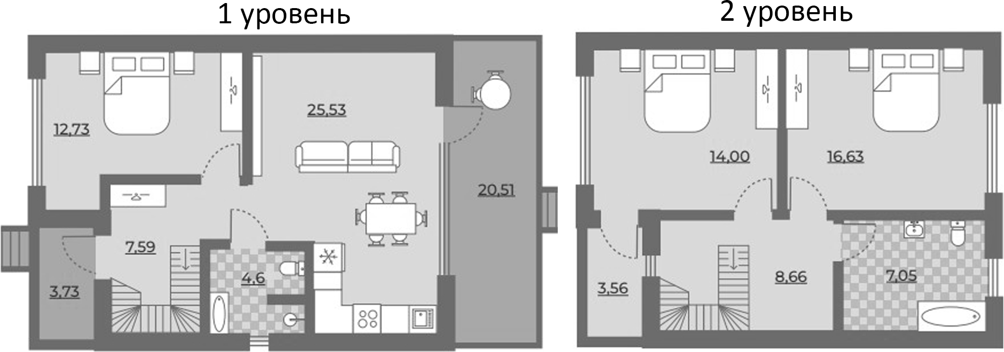 Планировка 104.49 м²
