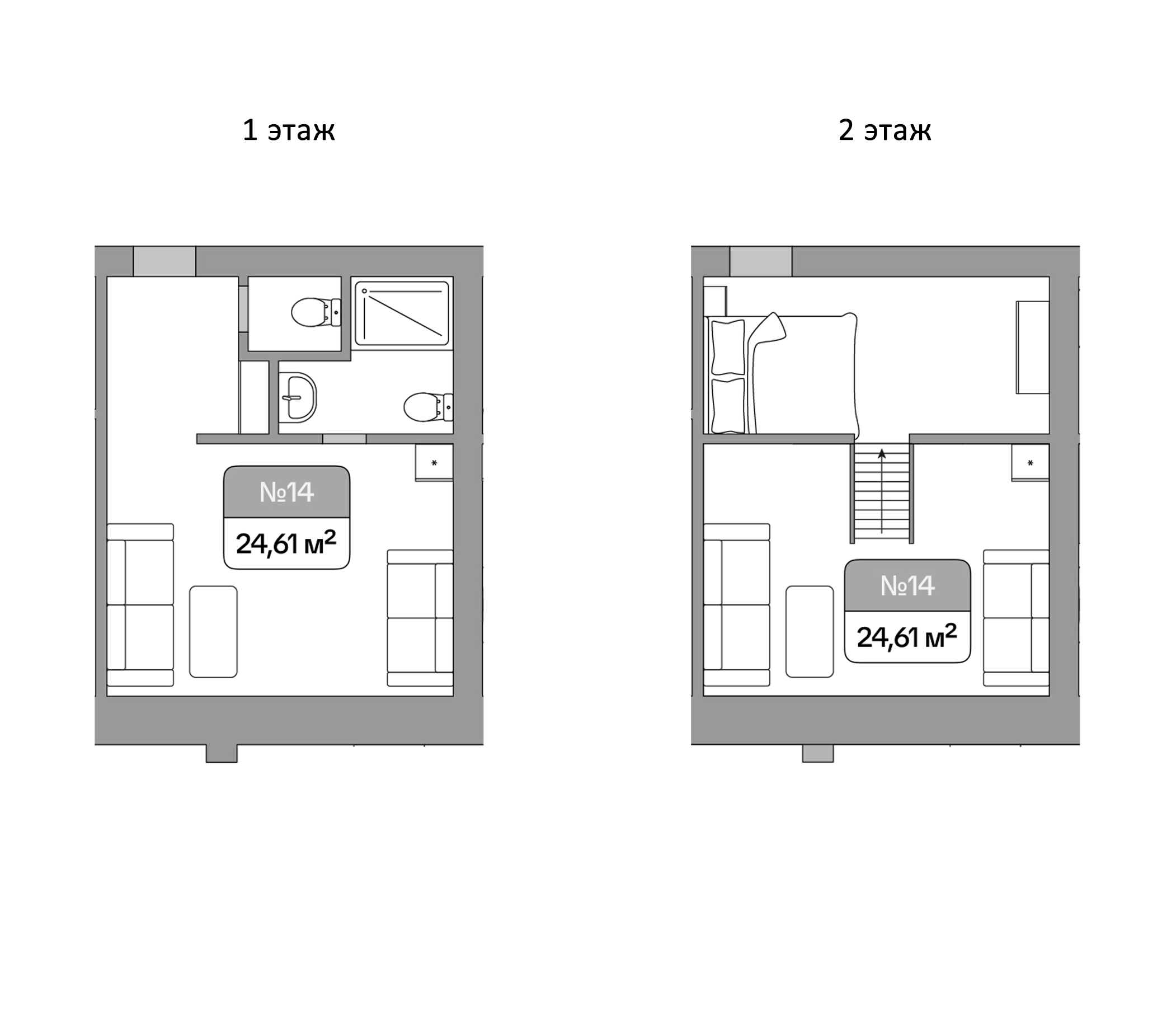 Продается 1-комн. квартира, 34.4 м²