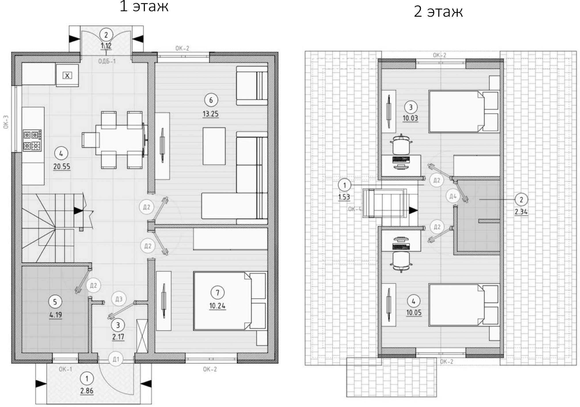 Планировка 82 м²