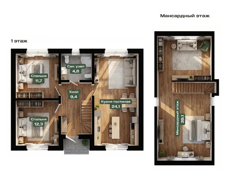 Продается 1-комн. квартира, 101 м²