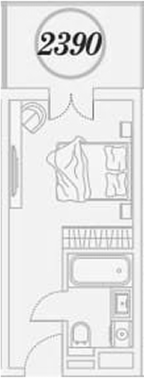 Продается 1-комн. квартира, 26.1 м²