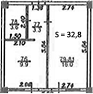 Планировка 32.8 м²