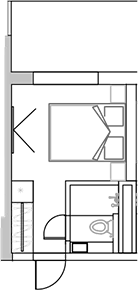 Планировка 21 м²