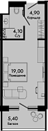 Продается 1-комн. квартира, 28 м²