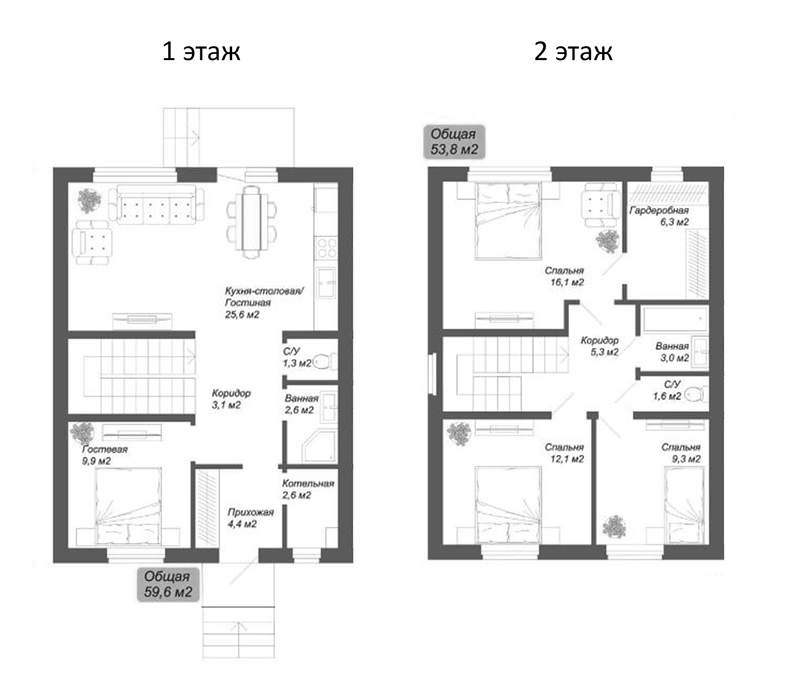 Планировка 115 м²