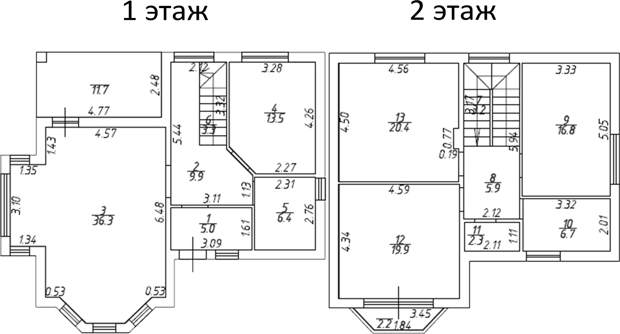 Планировка 145.83 м²