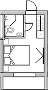 Планировка 17.5 м²