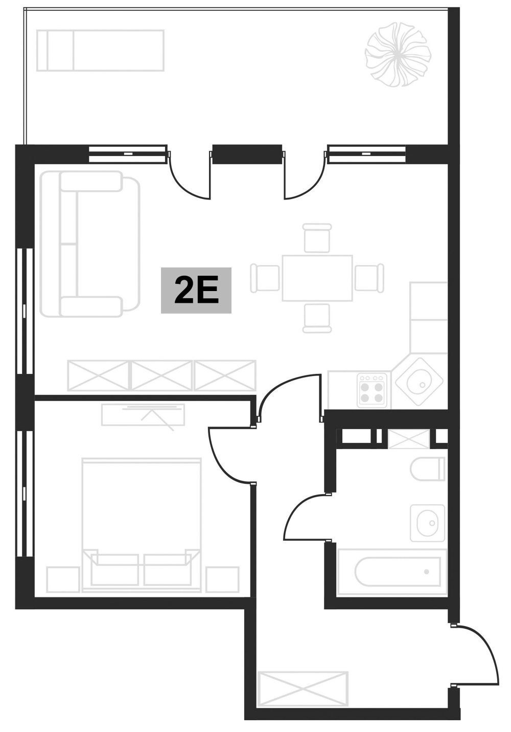 Продается 2-комн. квартира, 45.9 м²