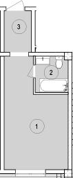 Планировка 23.17 м²