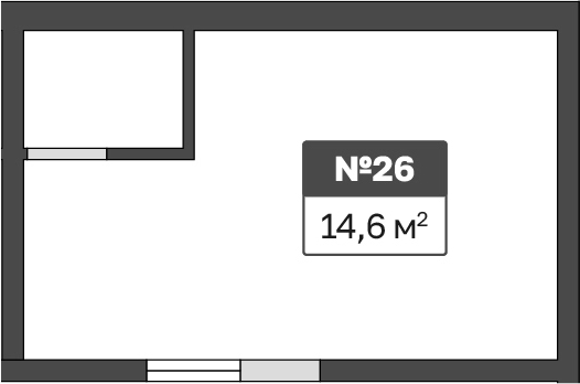Планировка 27.2 м²