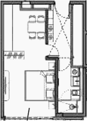 Планировка 37 м²