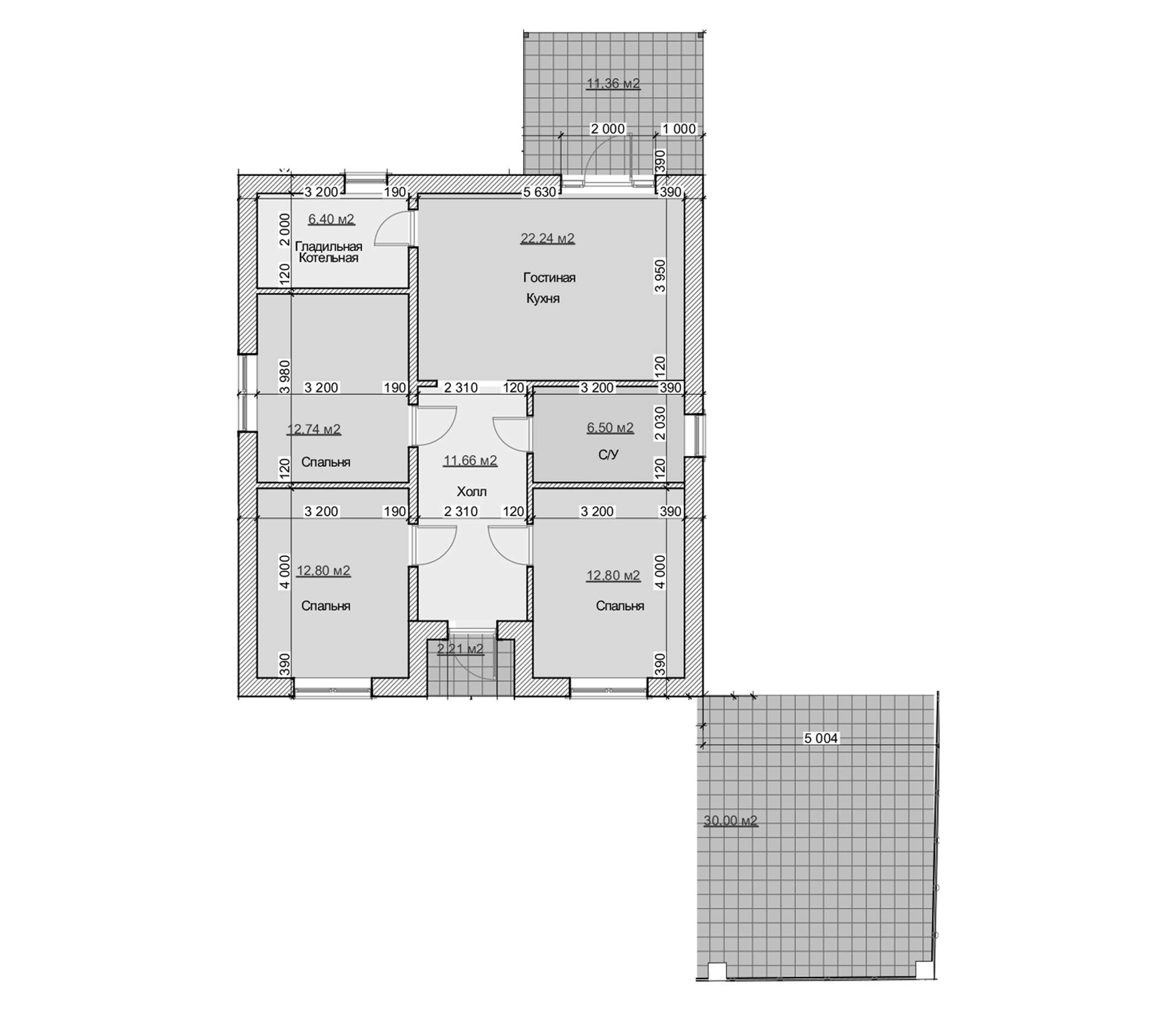 Планировка 81.59 м²