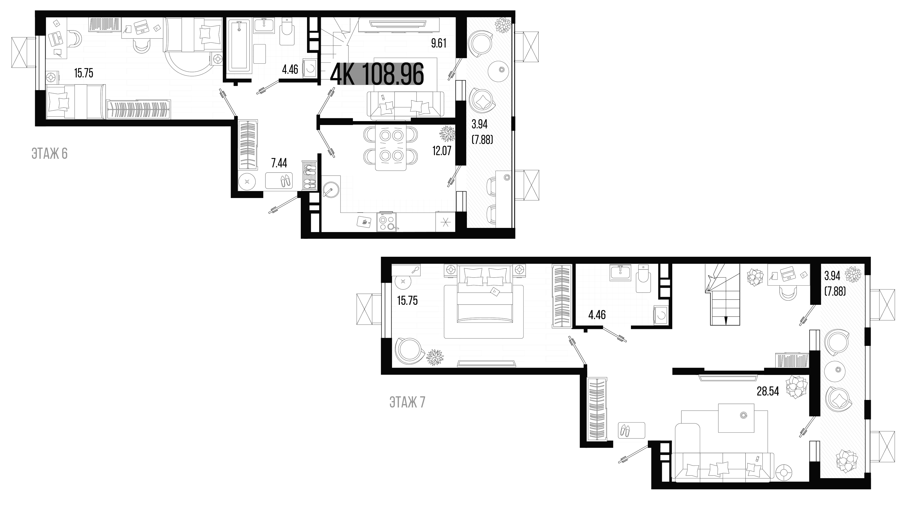 Продается 4-комн. квартира, 101.08 м²