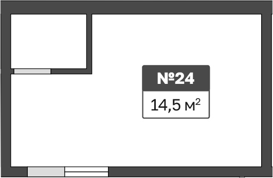 Планировка 25.6 м²