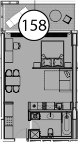 Планировка 55.1 м²