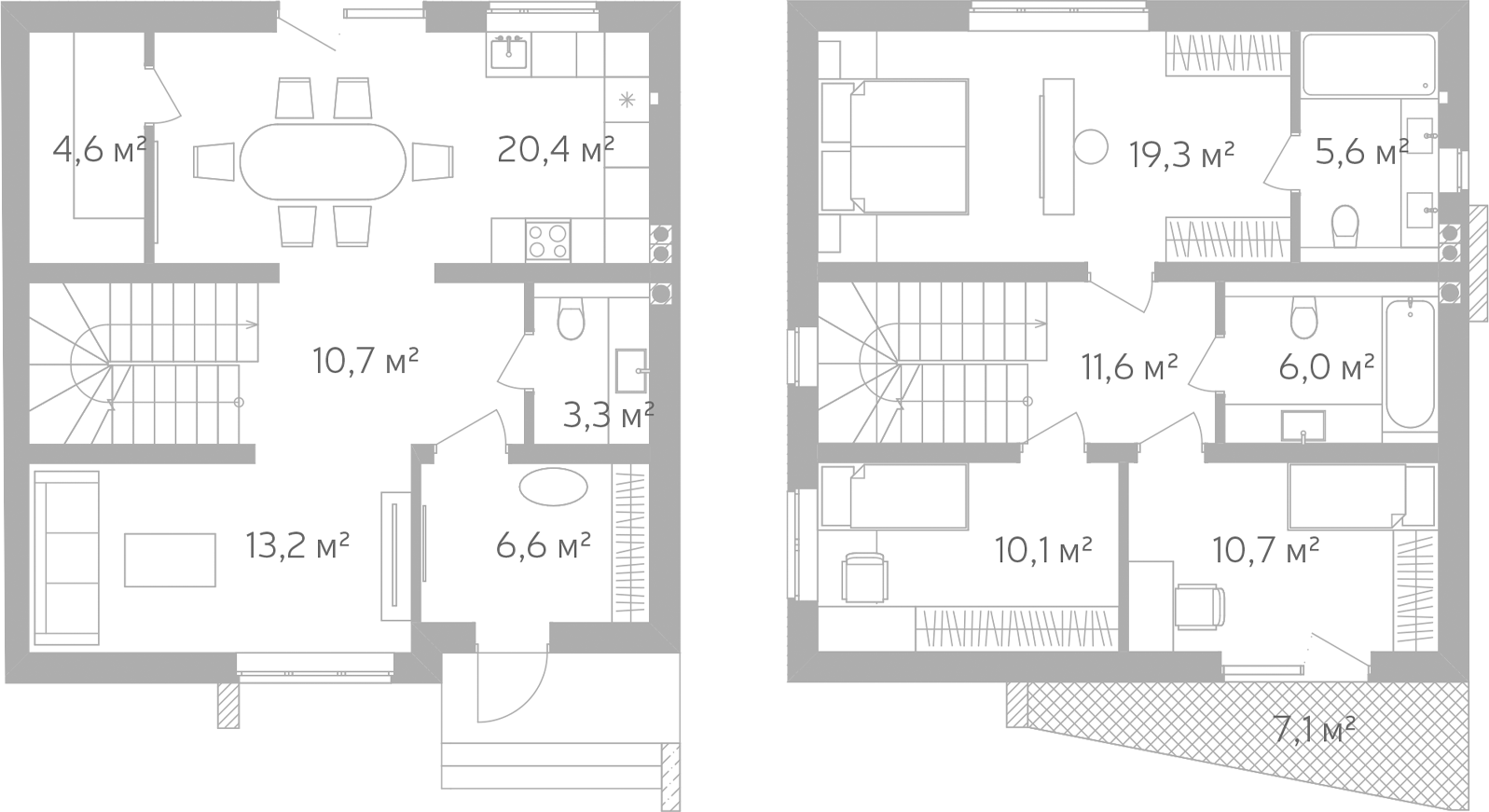 Планировка 120.2 м²