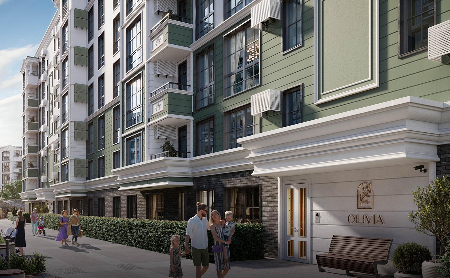 Студия квартира, 25.7 м² в ЖК Оливия