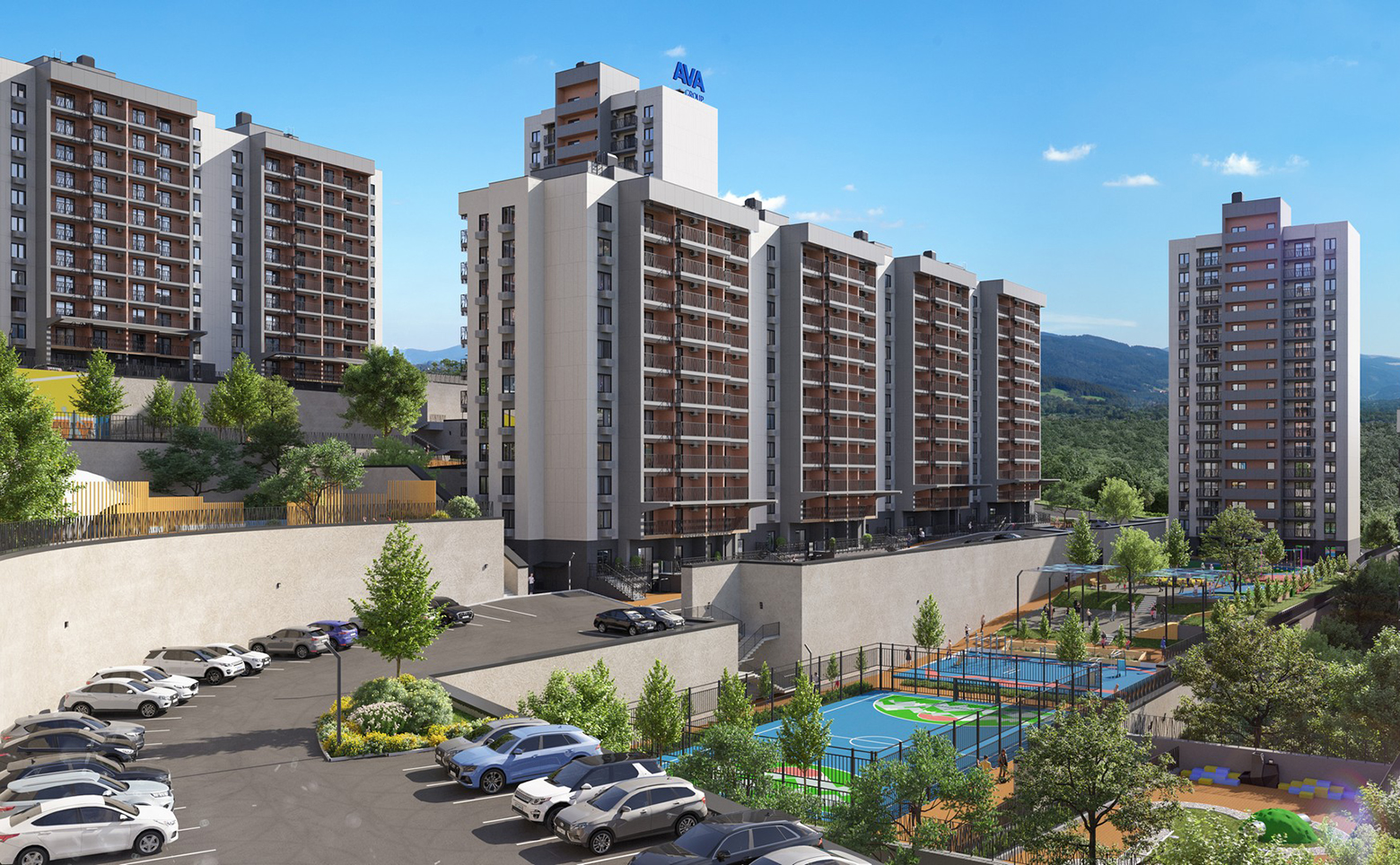 2-комн. квартира, 56 м² в ЖК Горный квартал