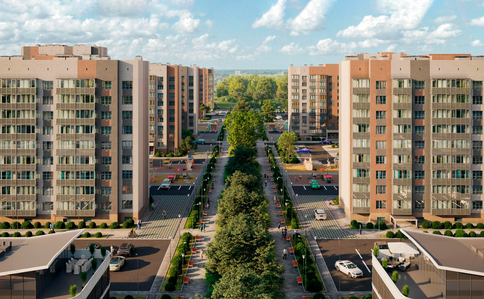 Студия квартира, 25.49 м² в ЖК Предгорье Лаго-Наки