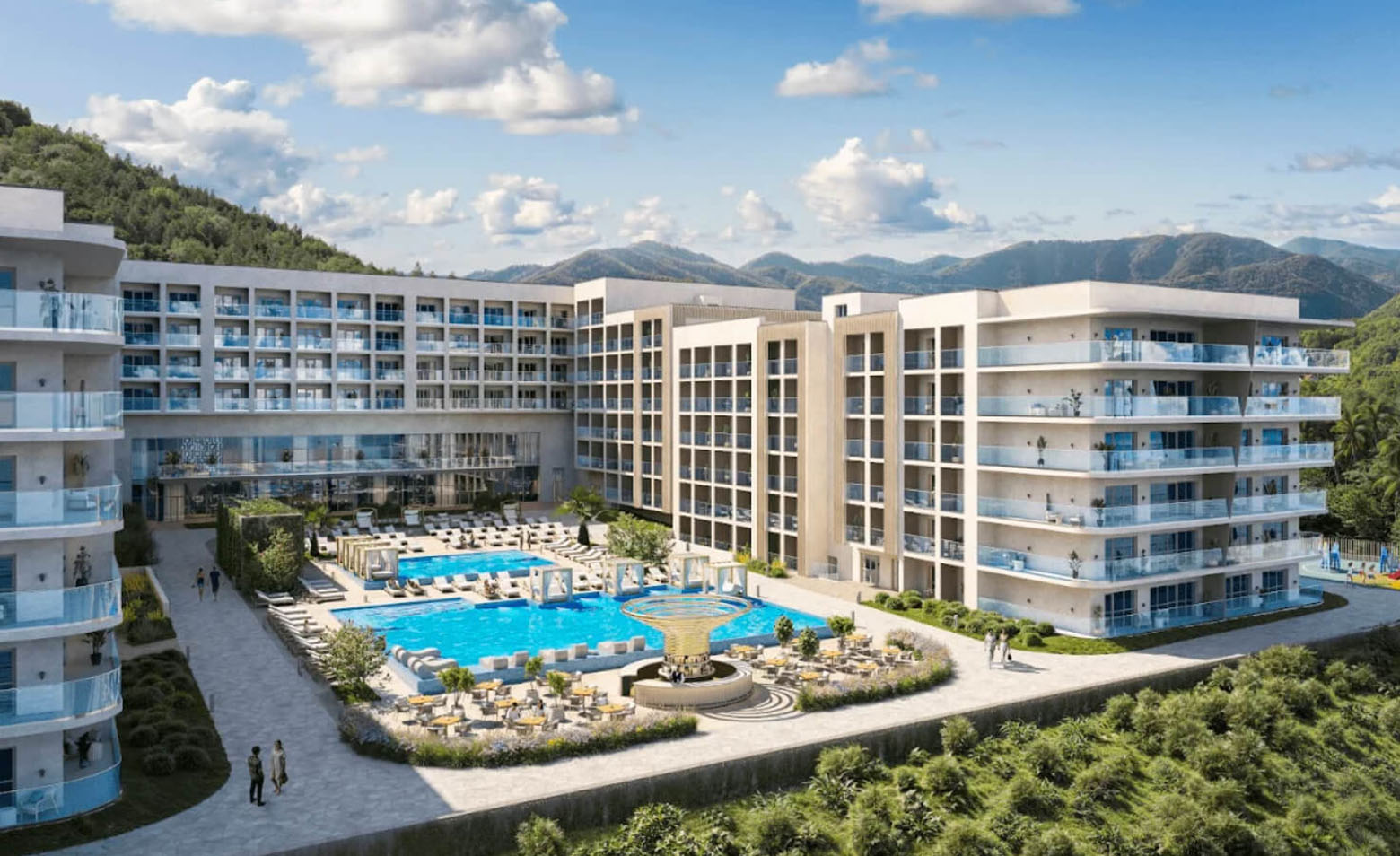 Студия квартира, 27.7 м² в ЖК Курортный отель Алеан Селект Агой