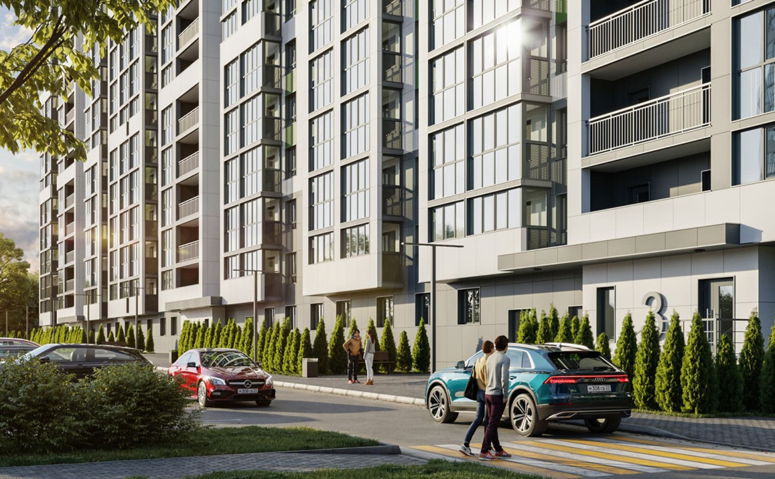 3-комн. квартира, 56.7 м² в ЖК Мята