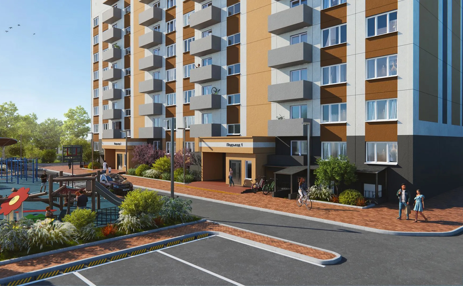 2-комн. квартира, 56.3 м² в ЖК Первый