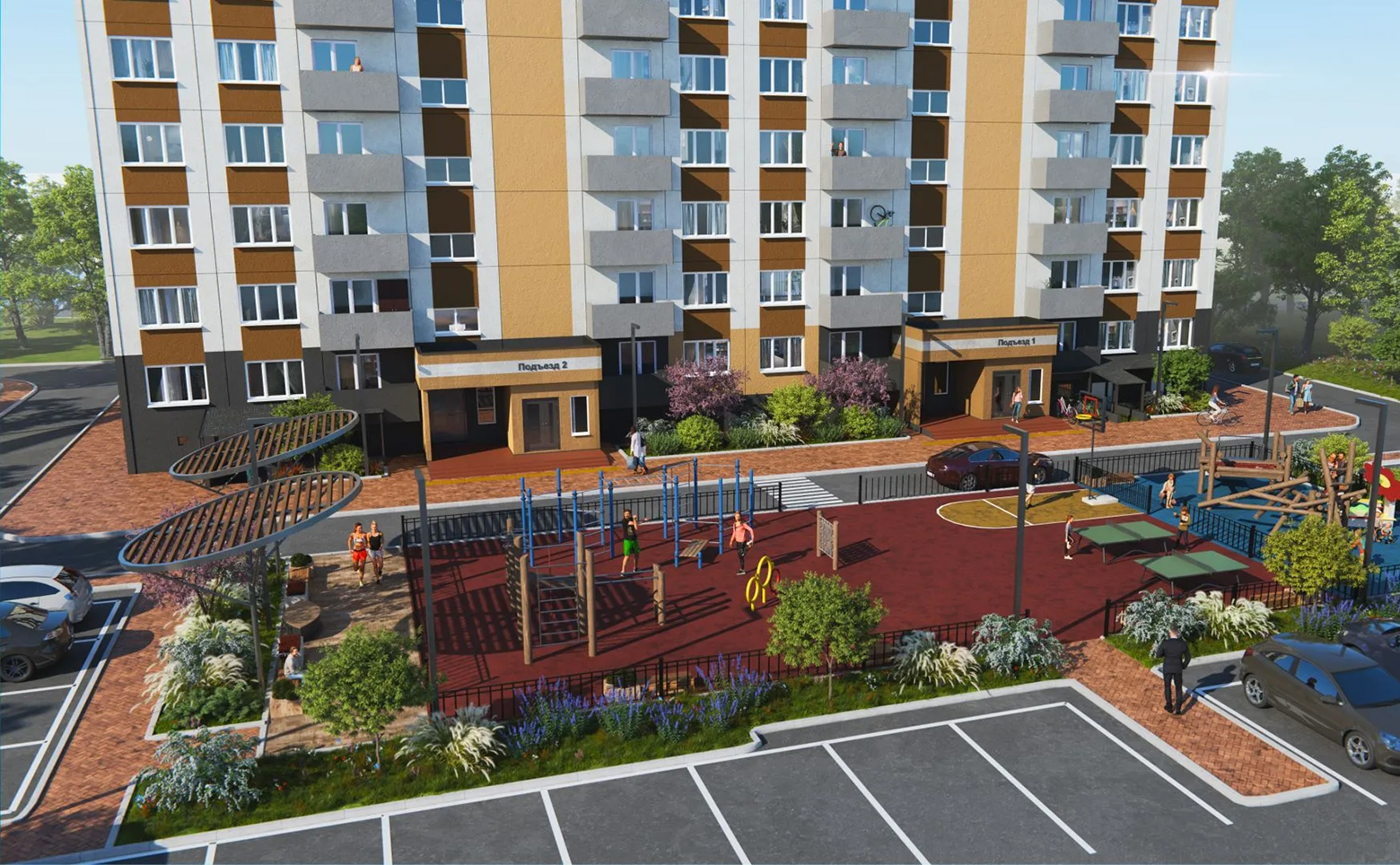 2-комн. квартира, 56.3 м² в ЖК Первый