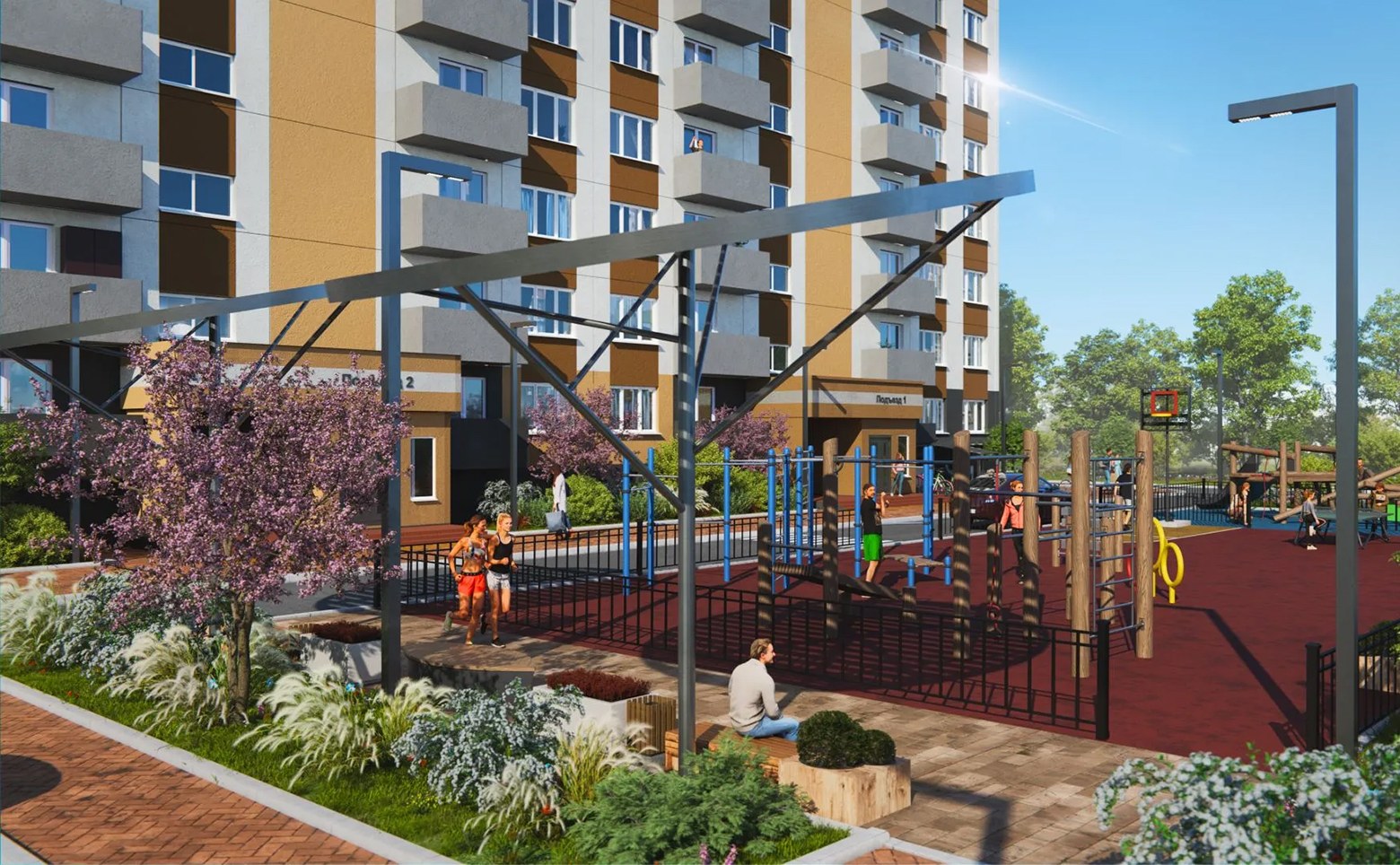 2-комн. квартира, 56.3 м² в ЖК Первый